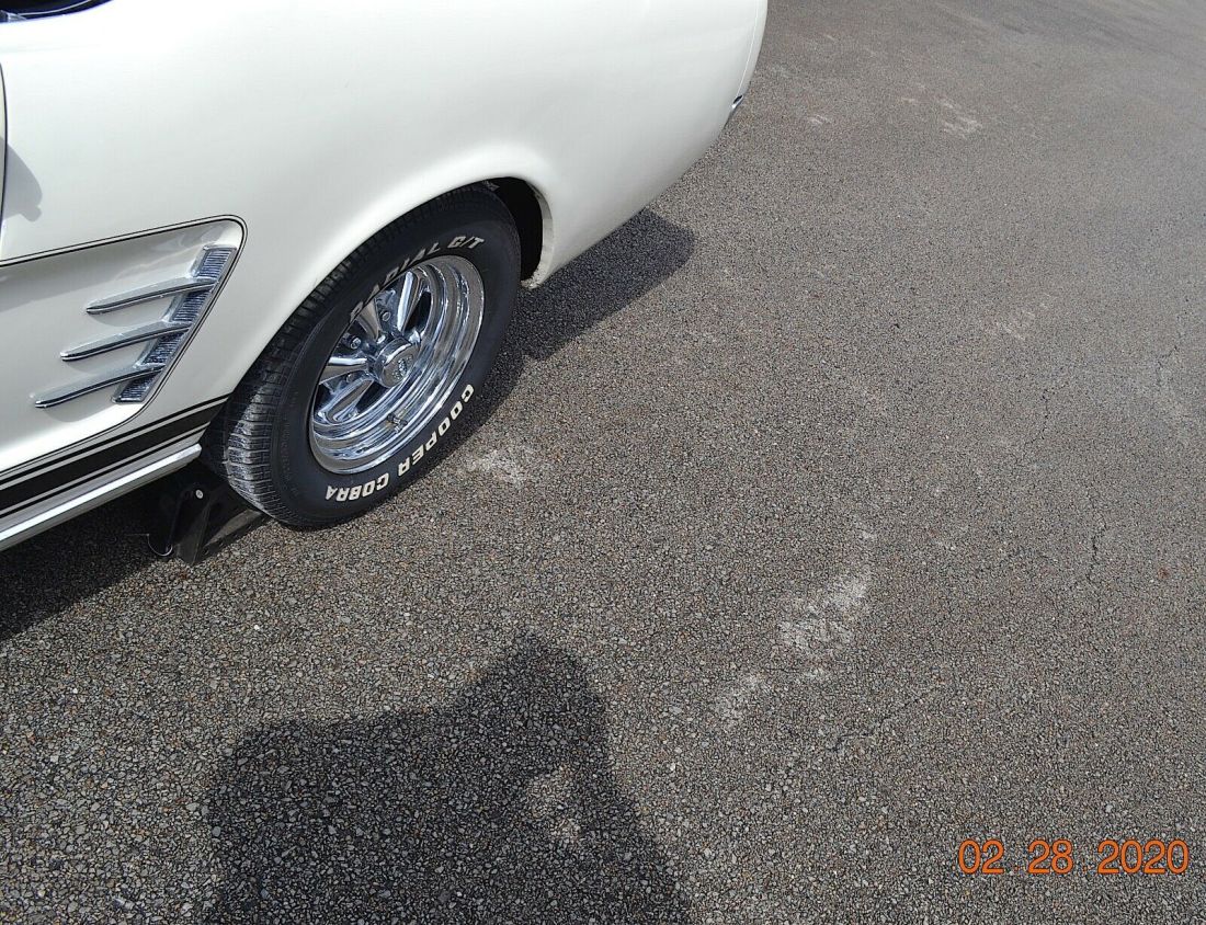 1966 Ford Mustang 289 MANUAL SHIFT EXAHUST TRUMPETS SHELBY STRIPES - photo 7