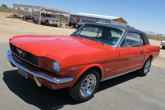 1966 MUSTANG 289 V8 C CODE CALIFORNIA CAR BUILT IN SAN JOSE, AC/P/S, POWER BRAKE 1966 Ford Mustang 289 V8 C CODE CALIFORNIA CAR BUILT IN SAN JOSE, AC