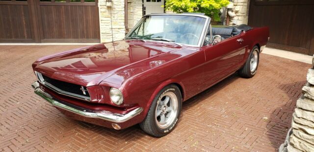 1966 Mustang A Code Convertible, Auto, Coilover Front Suspension 1966 Ford Mustang Pony Inerior