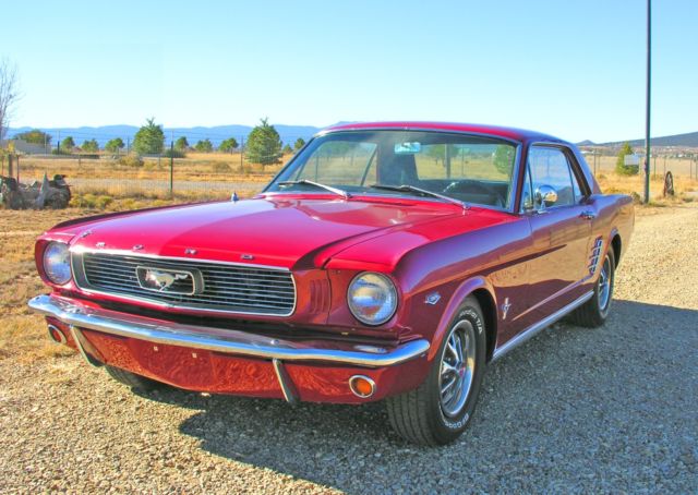1966 Mustang: Beautiful! 60K orig miles, Hi-po 289, C-4 auto, disc brakes, A/C 1966 Ford Mustang