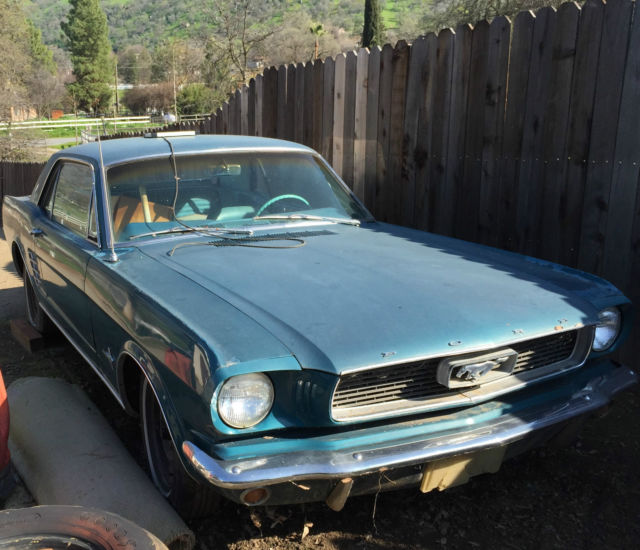 1966 Mustang Blue with new interior. new motor new trans 80% new Over $10,000 1966 Ford Mustang