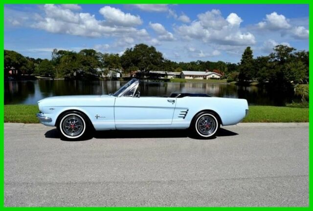 1966 Mustang C Code 289 V8 Mustang, power steering, automatic transmission 1966 Ford Mustang convertible