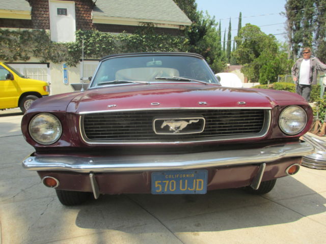 1966 Mustang Convertible, 90% Original Paint, All Original Upholstery, Rust Free 1966 Ford Mustang