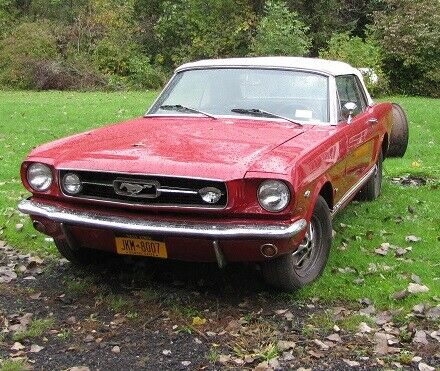 1966 Mustang Convertible GT 4 Speed 1966 Ford Mustang standard