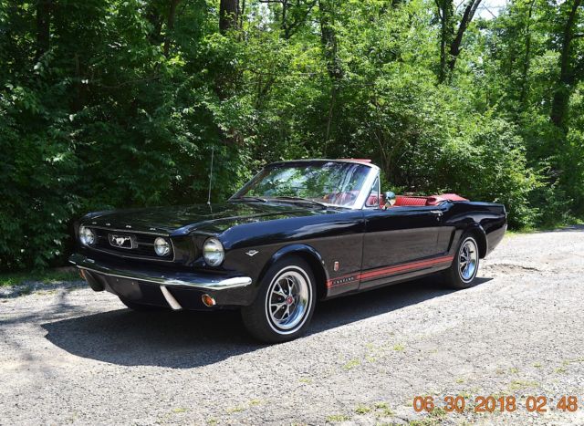 1966 Ford Mustang GT A-CODE 289 4V AUTO PS CONVERTIBLE - photo 12