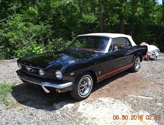 1966 Ford Mustang GT A-CODE 289 4V AUTO PS CONVERTIBLE - photo 13