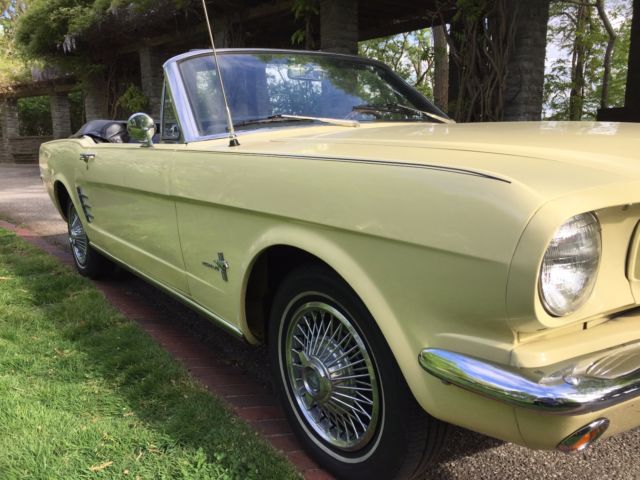 1966 Mustang Convertible- Just in Time for Summer 1966 Ford Mustang Convertible