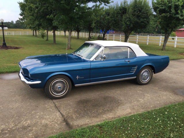 1966 Mustang Convertible, Sprint 200, Automatic Transmission, A/C 1966 Ford Mustang