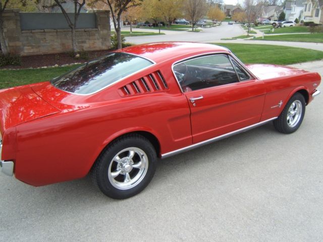 1966 Mustang Fastback 2+2 Candy Apple Red, 289, Auto 1966 Ford Mustang
