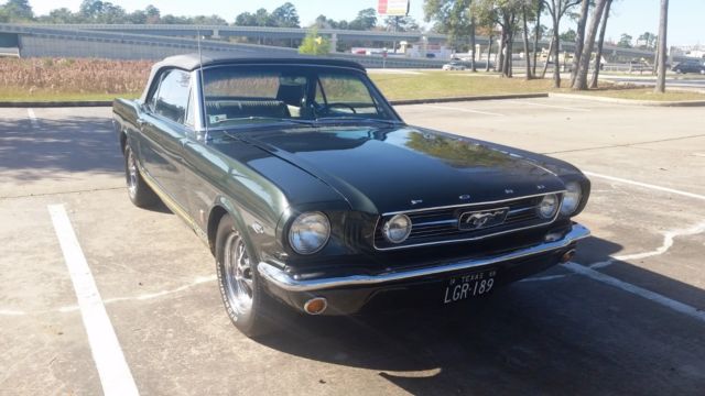 1966 MUSTANG GT "A" CODE CONVERTIBLE 1966 Ford Mustang PONY
