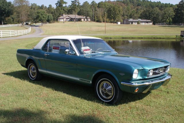 1966 Mustang GT {clone} Turquoise Coupe 1966 Ford Mustang GT Clone