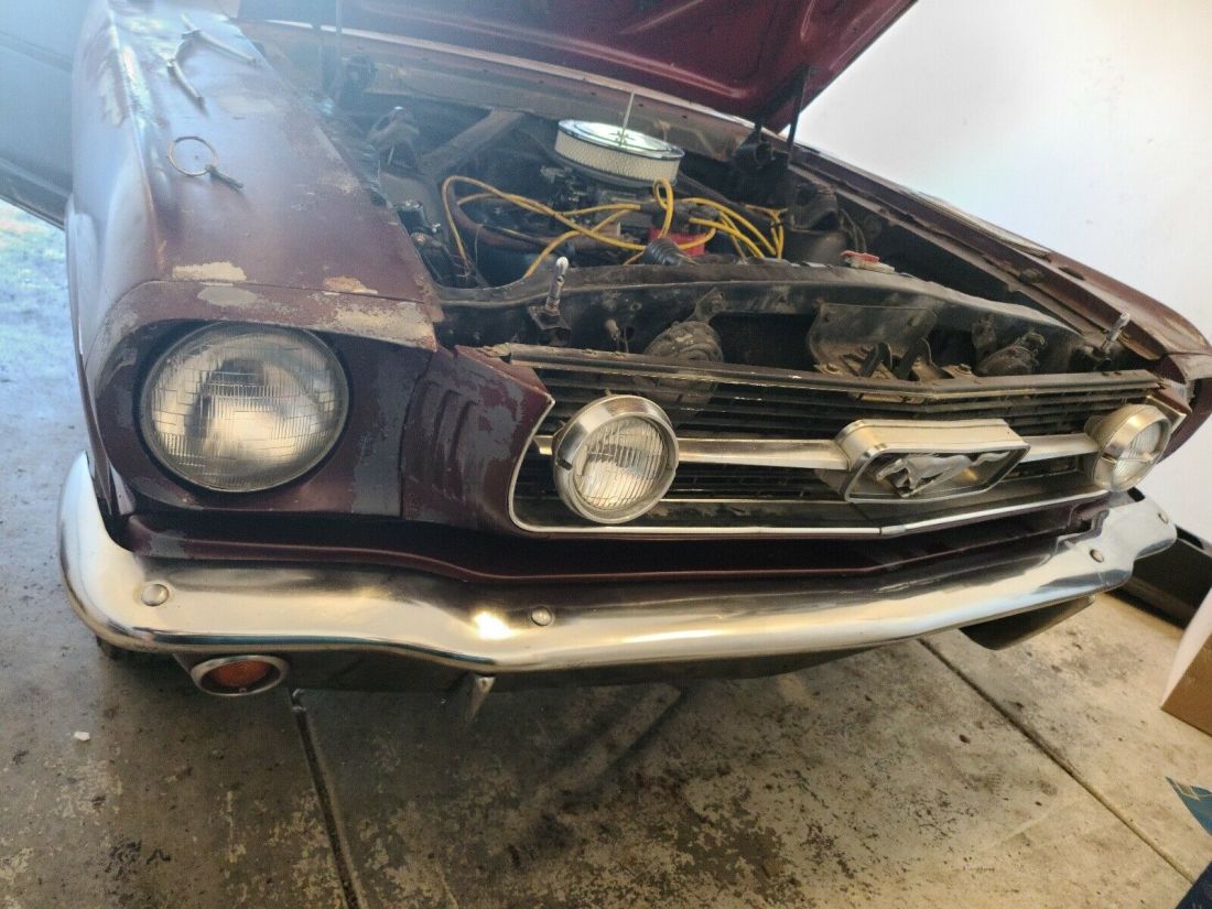 1966 mustang GT Ford 2 door coupe Coupe Red RWD Automatic 1966 Ford 2 door coupe