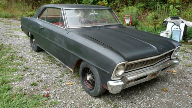 1966 Nova 2 Door Hardtop Project Car 1966 Chevrolet Nova