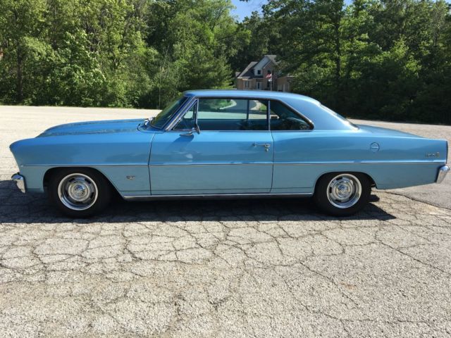 1966 nova original panel rust free mist blue Tennesse car 1966 Chevrolet Nova
