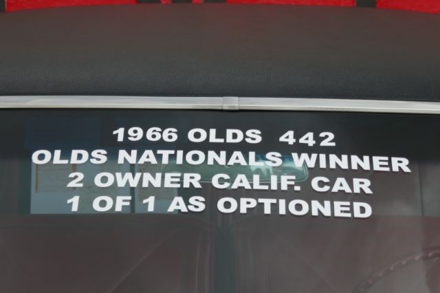 1966 Oldsmobile 442 - 1 of 1-Rare Show Quality California- Highly docu - photo 4