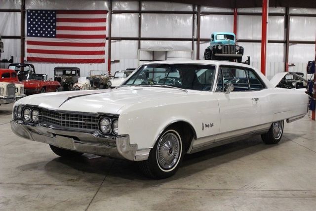 1966 Oldsmobile 98 70632 Miles Porcelain White Coupe 425 V8 Automatic 1966 Oldsmobile Ninety-Eight --