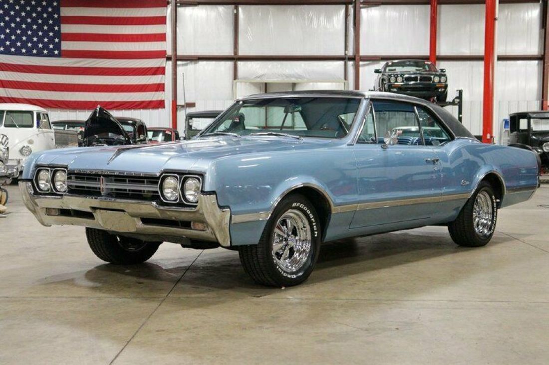 1966 Oldsmobile Cutlass 8092 Miles Blue Coupe 330ci V8 Automatic 1966 Oldsmobile Cutlass