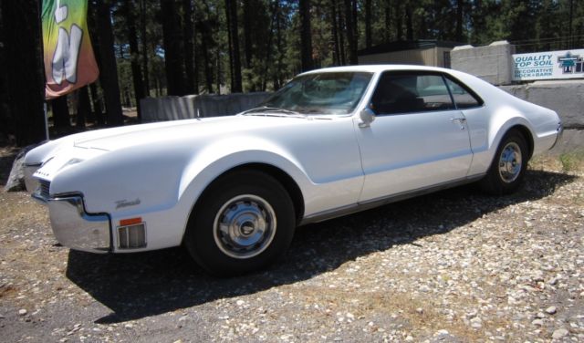 1966 Oldsmobile Toronado Deluxe Sport Coupe ~ White w/Burgundy Interior 1966 Oldsmobile Toronado Deluxe