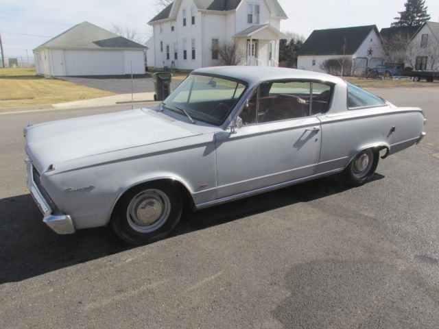 1966 PLYMOUTH BARRACUDA 273 4 SPD. POSI # MATCH RUST FREE SEE VIDEO 65 67 68 69 1966 Plymouth Barracuda CUDA