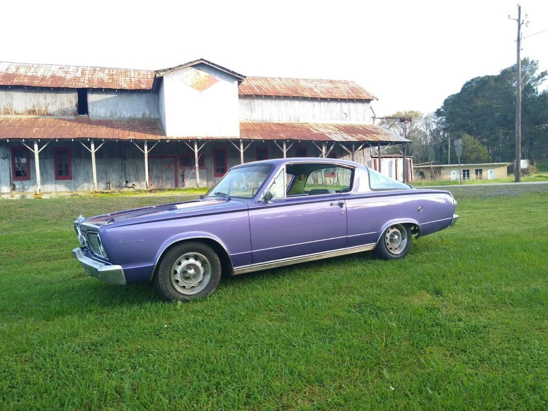 1966 Plymouth barracuda plum crazy V8 automatic 1966 Plymouth Barracuda