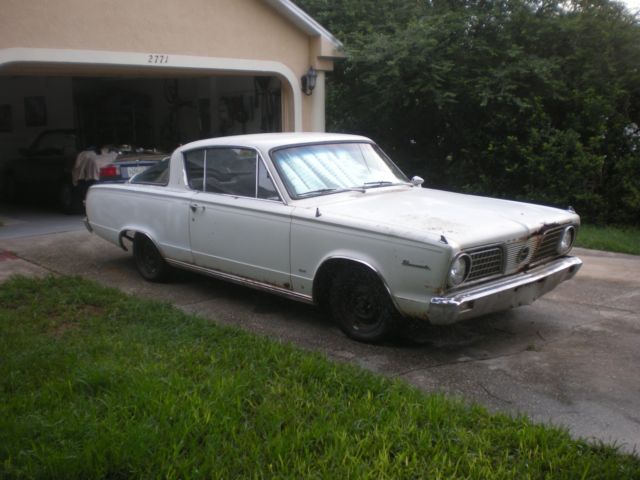 1966 PLYMOUTH BARRACUDA V8 MOPAR, DODGE, 1966 Plymouth Barracuda