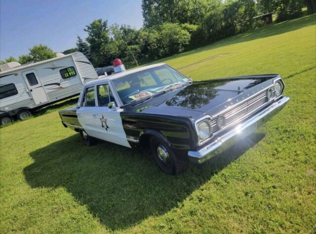 1966 Plymouth Belvedere Sedan Black RWD Automatic 1966 Plymouth Belvedere