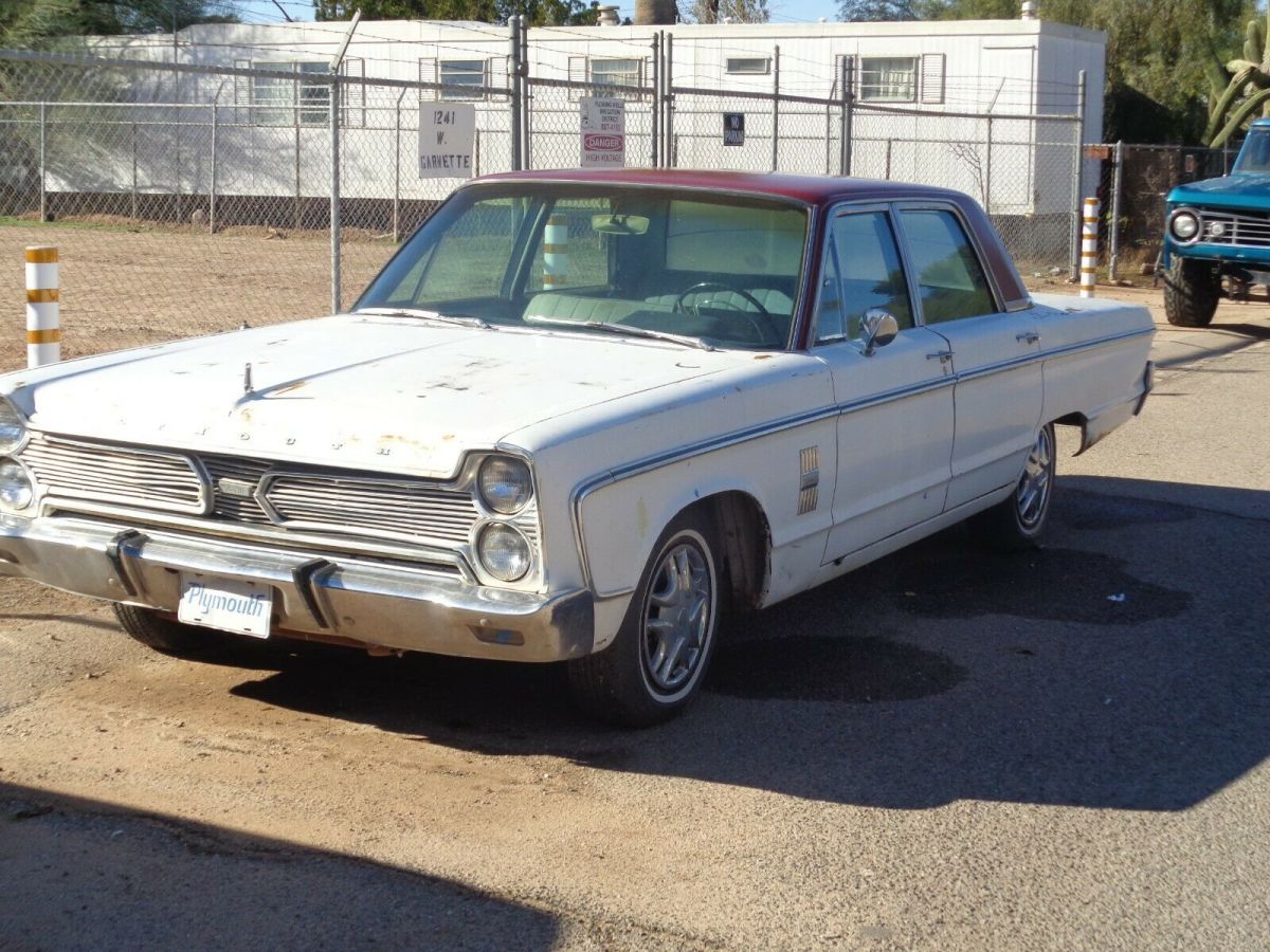 1966 PLYMOUTH FURY III, 4DR, 318 V8, AUTOMATIC TRANSMISSION, LOW MILES 1966 Plymouth Fury Fury III