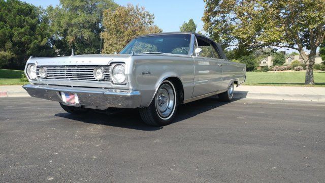 1966 Plymouth Satellite Big Block 4 Speed Convertible Silver Manual 43130 Mile 1966 Plymouth Satellite Big Block 4 Speed Convertible