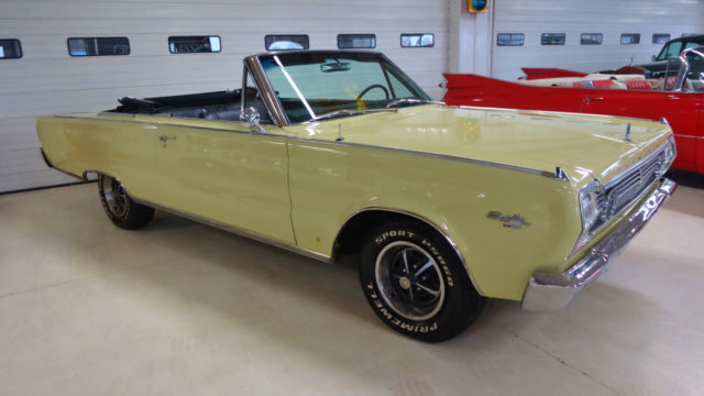 1966 Plymouth Satellite Convertible 6342 Miles Cream 2 DR Convertible 440 Automa 1966 Plymouth Satellite Convertible