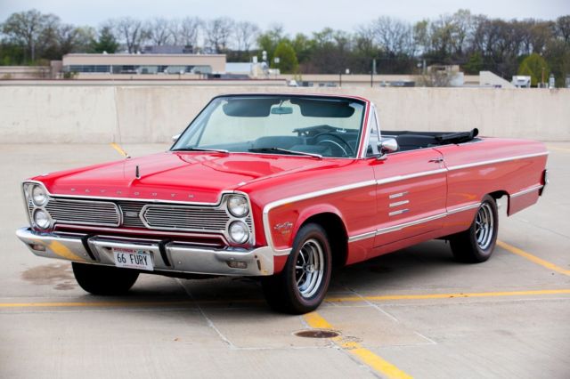 1966 Plymouth Sport Fury Convertible, 383/375HP, Manual Trans, Nice Cruiser! 1966 Plymouth Fury