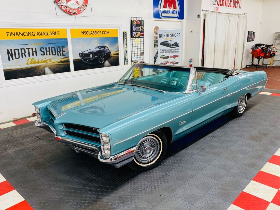 1966 Pontiac Catalina, Reef Turquoise with 97,509 Miles available now! 1966 Pontiac Catalina - CONVERTIBLE - GREAT DRIVING CLASSIC - SEE VIDEO