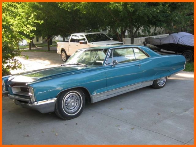 1966 Pontiac Grand Prix All Original One Owner Automatic RWD Coupe Blue Iowa 1966 Pontiac Grand Prix
