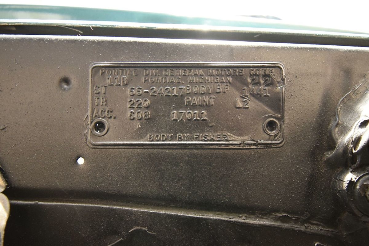 1966 Pontiac GTO Real 242 Car 389 - photo 11