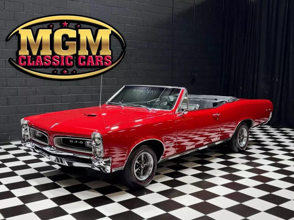 1966 Pontiac GTO 389cid TRI POWER FUN CONVERTIBLE M20 4 SPEED 1966 Pontiac GTO 389cid TRI POWER FUN CONVERTIBLE M20 4 SPEED
