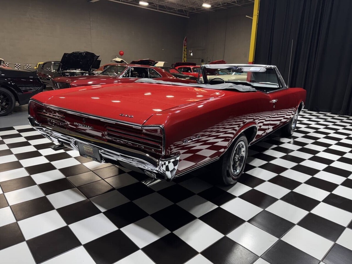 1966 Pontiac GTO 389cid TRI POWER FUN CONVERTIBLE M20 4 SPEED - photo 13