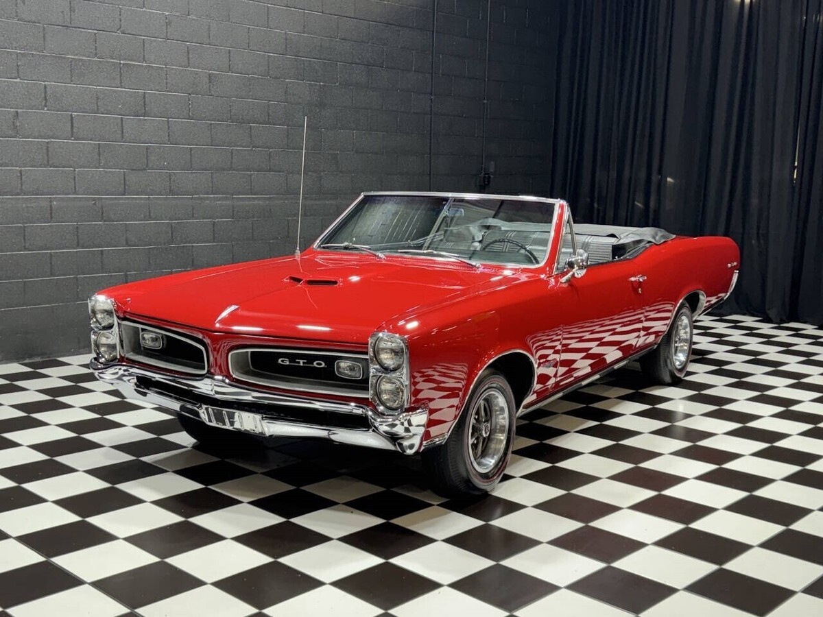 1966 Pontiac GTO 389cid TRI POWER FUN CONVERTIBLE M20 4 SPEED - photo 3
