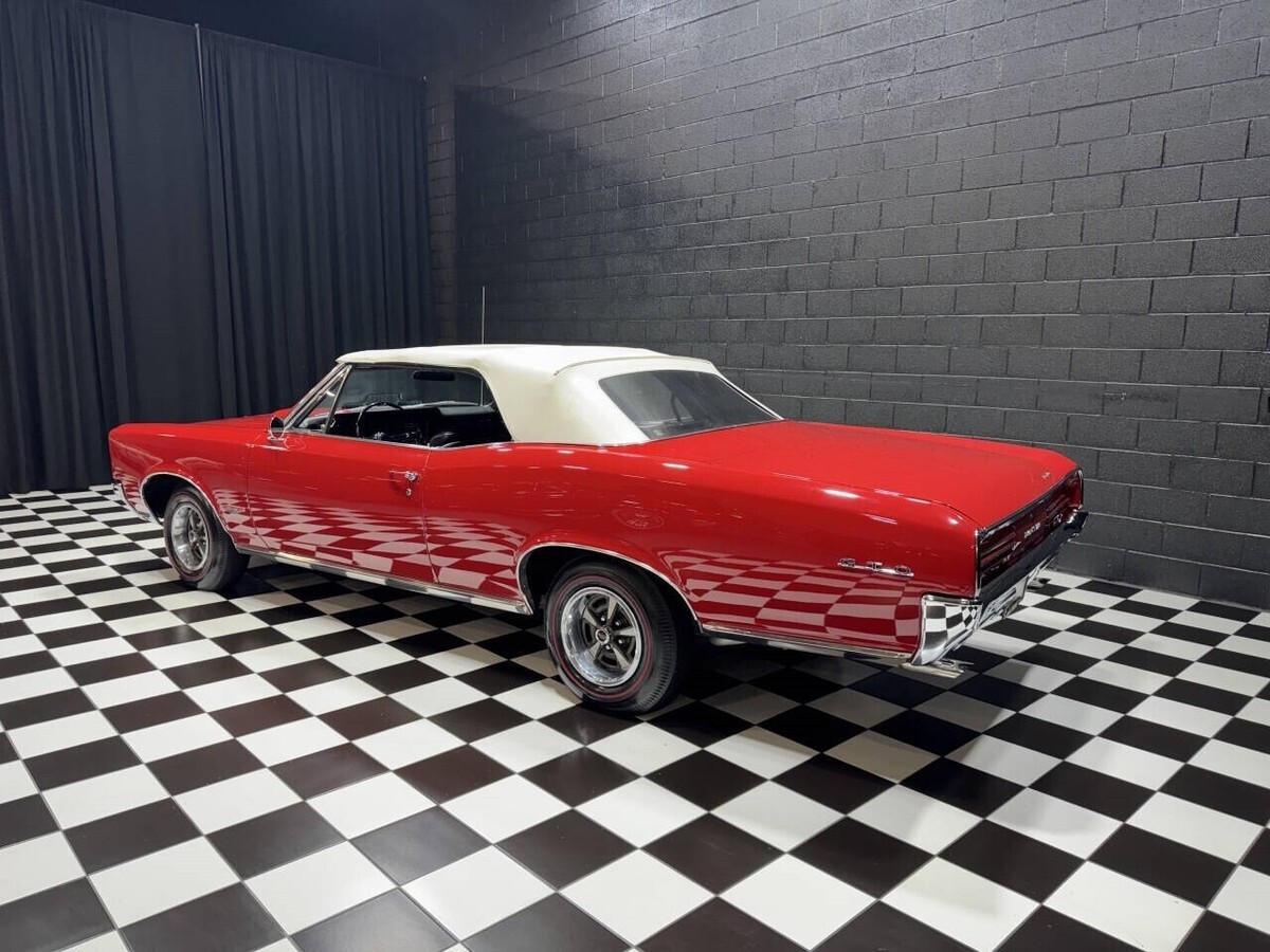 1966 Pontiac GTO 389cid TRI POWER FUN CONVERTIBLE M20 4 SPEED - photo 9