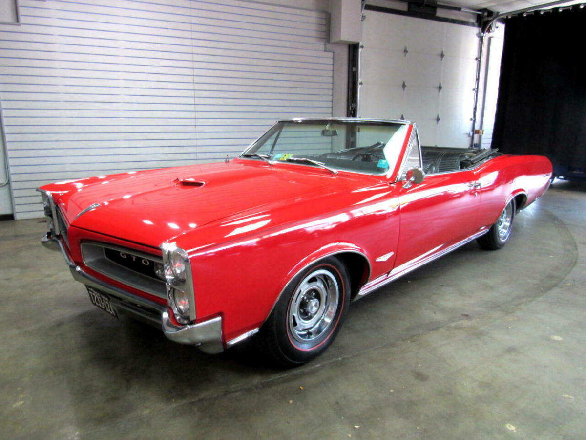 1966 Pontiac GTO 83,333 Miles Red American Muscle Car Select Automatic 1966 Pontiac GTO