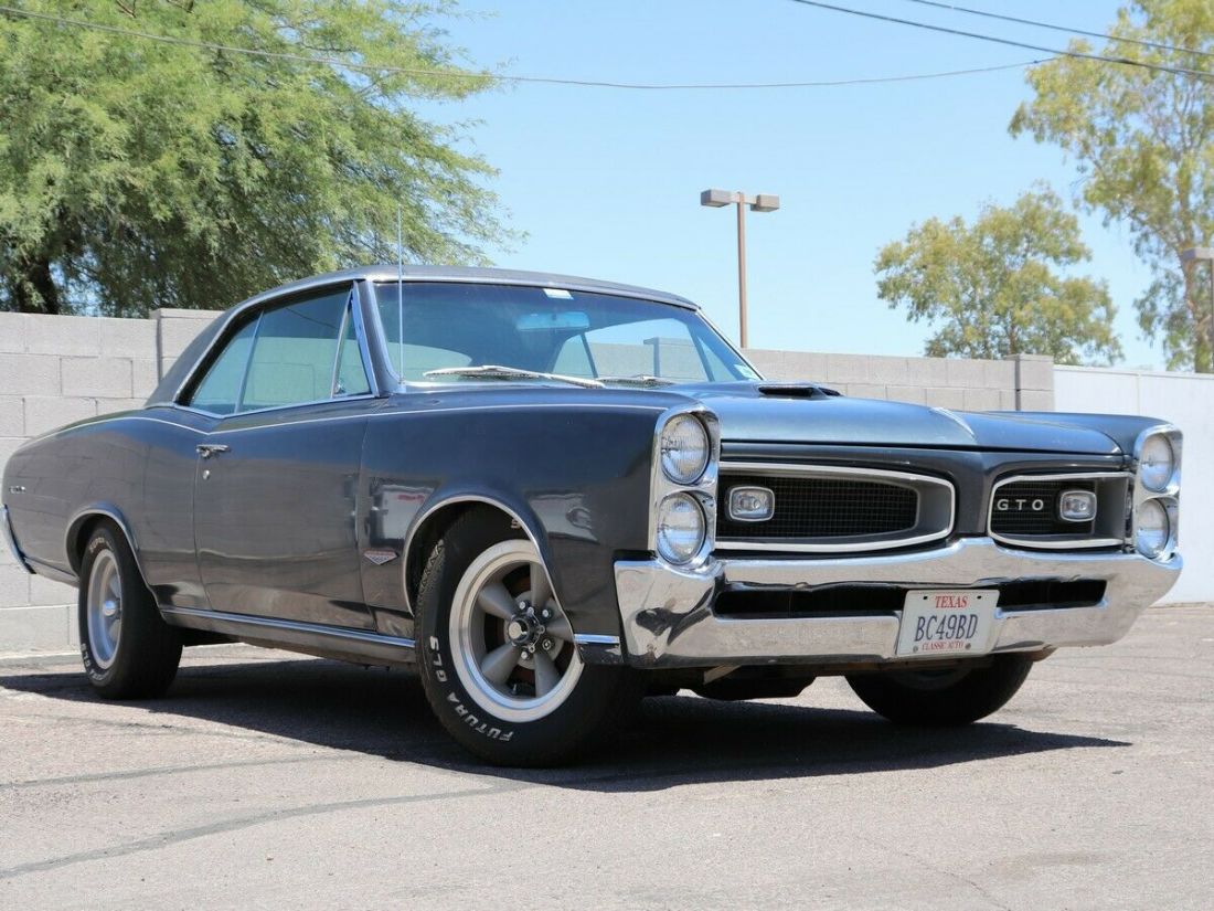 1966 Pontiac GTO A Real Barn Find Owner Had it Since 1975 Hurst Wheels Tri-Power 1966 Pontiac GTO