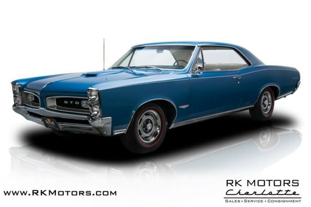 1966 Pontiac GTO Barrier Blue Hardtop 389 V8 4 Speed Manual 1966 Pontiac GTO --