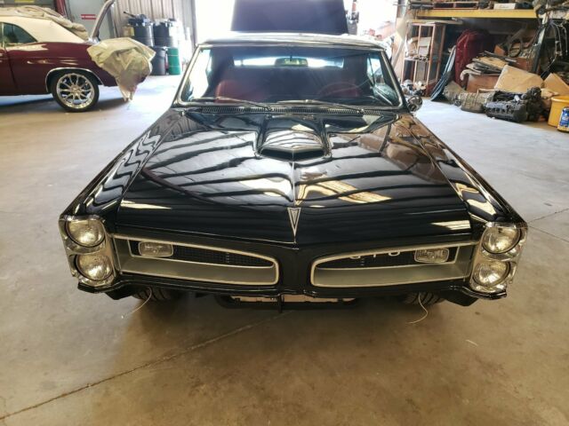 1966 Pontiac GTO Black On Red 455 PHS Docs Video link below 1966 Pontiac GTO