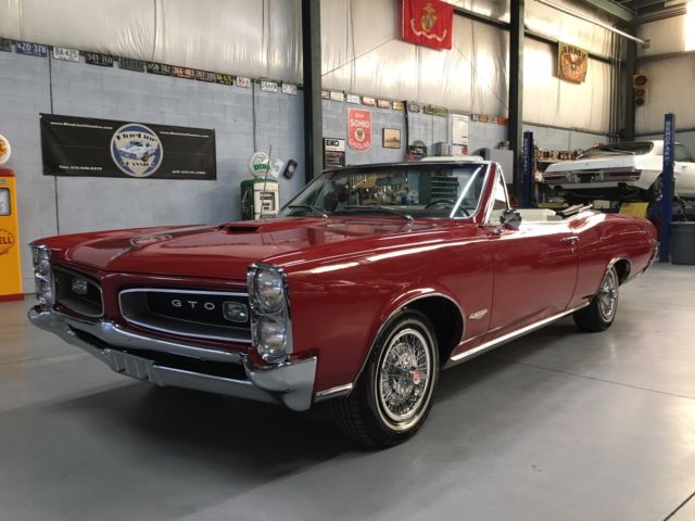 1966 Pontiac GTO Conv GTO Orig BOS Protecto-Plate Matching #'s 1 family! 1966 Pontiac GTO