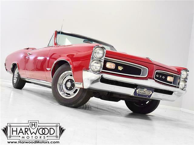 1966 Pontiac GTO Convertible 35070 Miles Montero Red 389 cubic inch V8 2-speed 1966 Pontiac GTO Convertible --