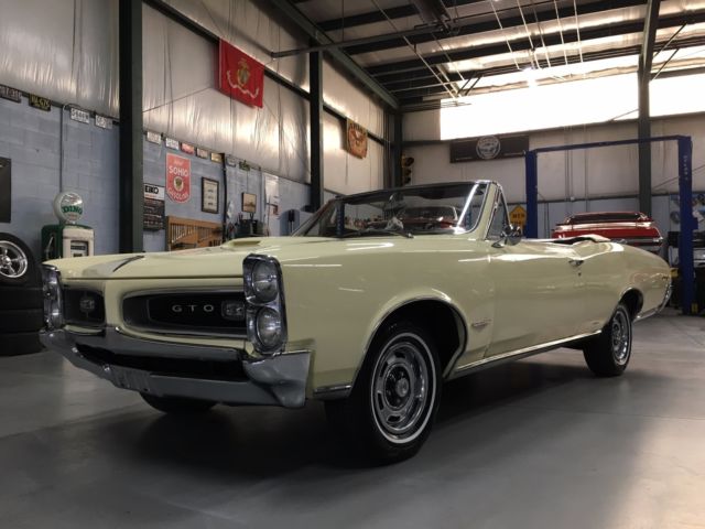 1966 Pontiac GTO Convertible * 389 / Automatic * True GTO * Matching Numbers PHS 1966 Pontiac GTO Convertible
