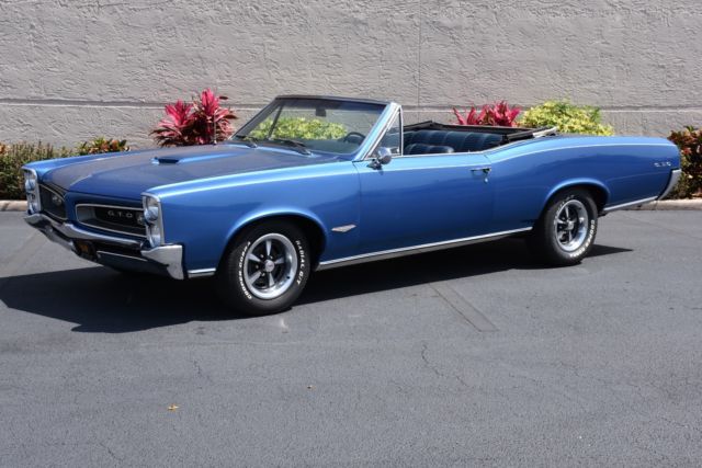 1966 Pontiac GTO Convertible 389CI V8 4-Speed PS PB - photo 5
