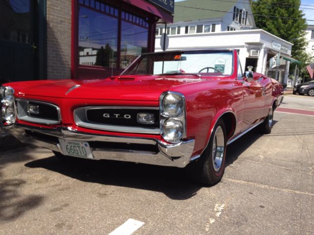 1966 Pontiac GTO Convertible 4 Speed - All Numbers Matching Origina - Very clean 1966 Pontiac GTO