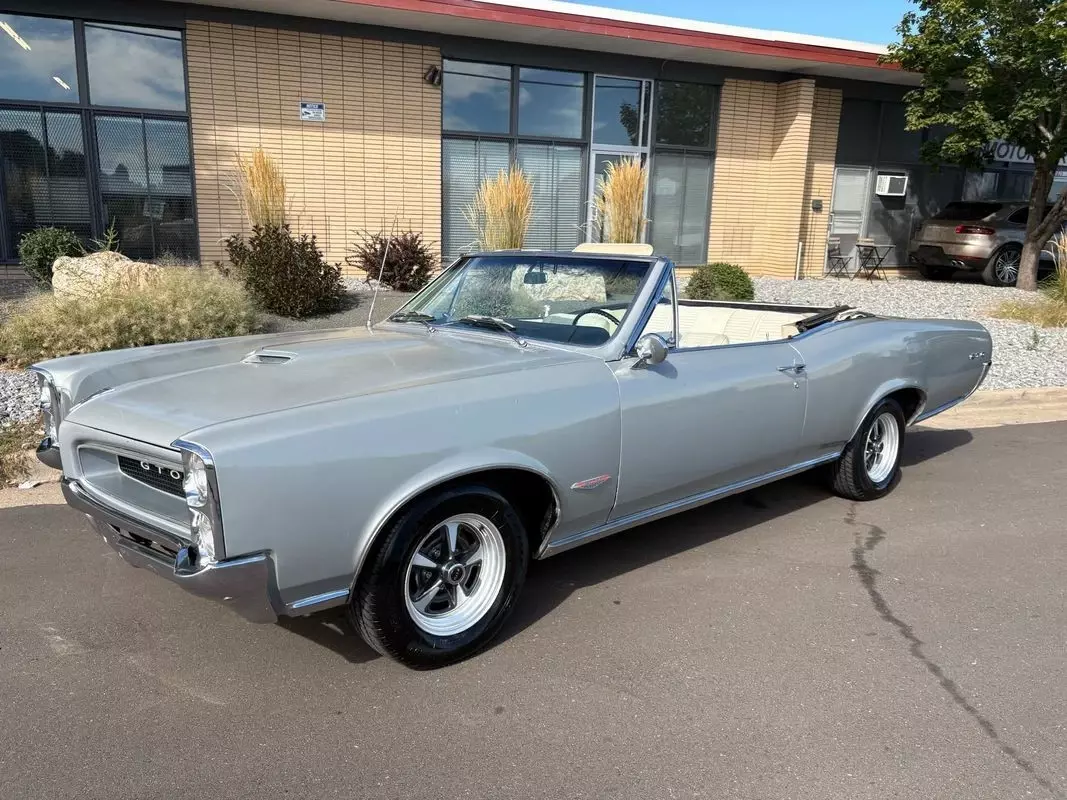 1966 Pontiac GTO Convertible 4-speed convertible GTO 43,889 Miles Silver 389CI 1966 Pontiac GTO Convertible 4-speed convertible GTO