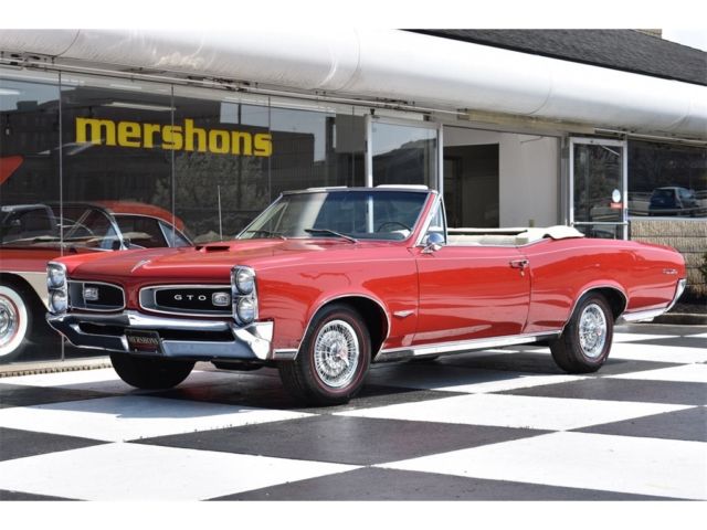 1966 Pontiac GTO Convertible, Original 389, PHS, 4 Speed, California Car! 1966 Pontiac GTO