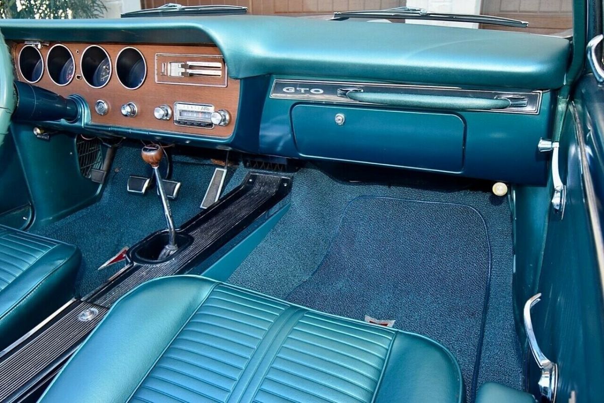 1966 Pontiac GTO 242 Vin Real Reef Turquoise Convertible - photo 12