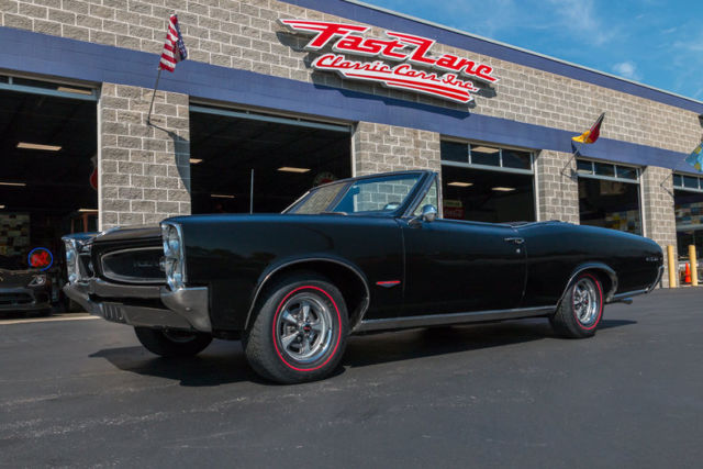 1966 Pontiac GTO Convertible Triple Black PHS Documentation 1966 Pontiac GTO Convertible